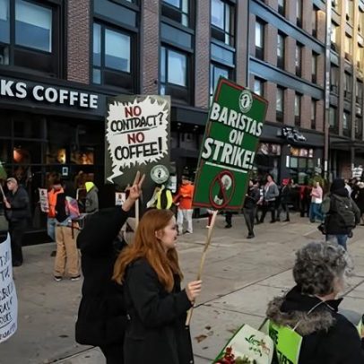 Funcionários em greve da Starbucks pedem aos clientes que apaguem o app