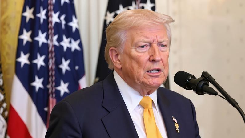 ‘This land should not be taken away from the UK and, if it is allowed to be, it will be a blight on our great ally,’ Trump said.