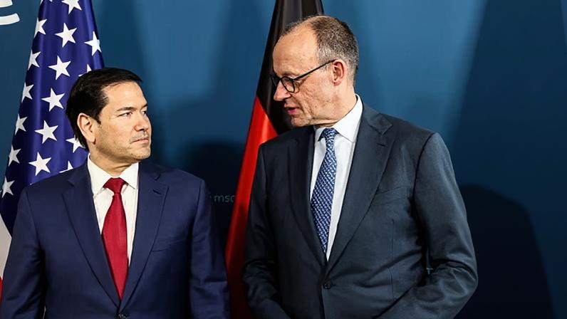 US Secretary of State Marco Rubio arrives at the 62nd Munich Security Conference in Munich, Germany.