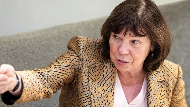 Kimberly Prost: ‘These are coercive measures designed to attack our ability to do our jobs objectively and independently.’ Photograph: Geert Vanden Wijngaert/Reuters