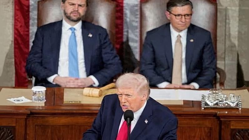 ‘He has not, of course, lost the ability to offend.’ Photograph: Nathan Howard/Reuters