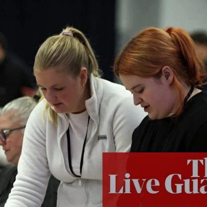 Contagem avança em Gorton e Denton com alta participação em eleição suplementar