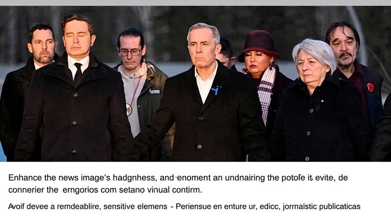 Canadian Prime Minister Mark Carney pays tribute at a makeshift memorial at the steps of the town hall, three days after the mass shootings in the town of Tumbler Ridge.
