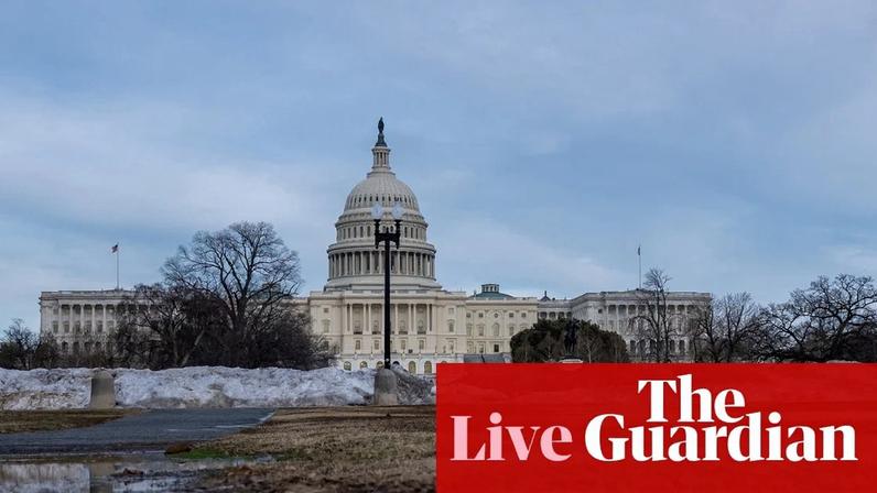 A view of the US Capitol ahead of Tuesday night’s State of the Union address by Donald Trump.
