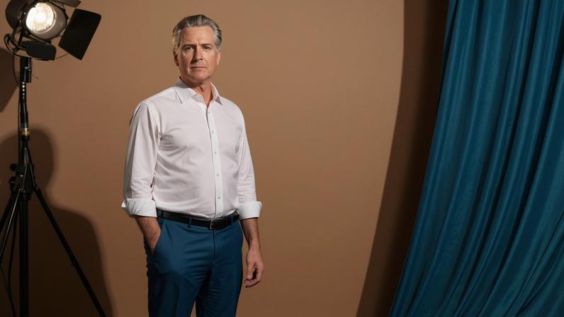 Newsom discute populismo, exigências de pureza e candidatura presidencial