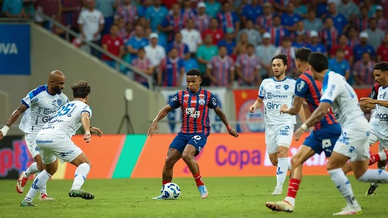 Kayky em jogo pelo Bahia contra o Paysandu (Foto: Letícia Martins/EC Bahia)