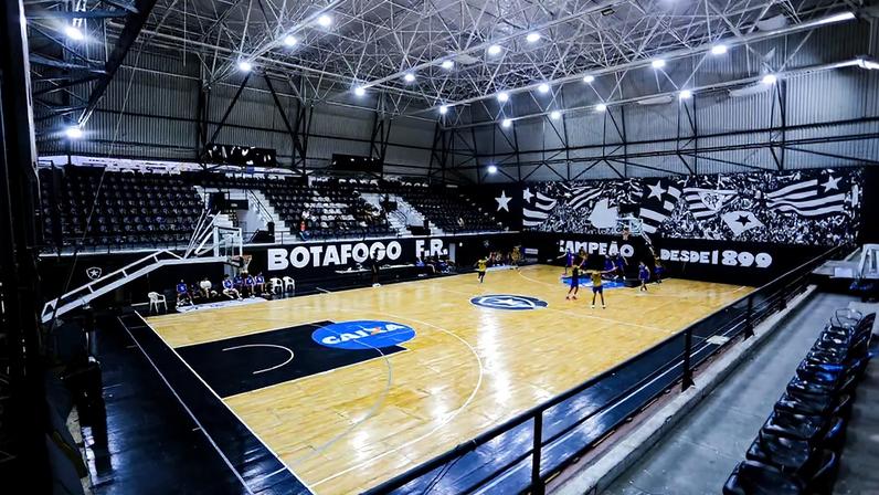 Ginásio Oscar Zelaya é a casa do Botafogo no NBB (Foto: Divulgação/ Botafogo)