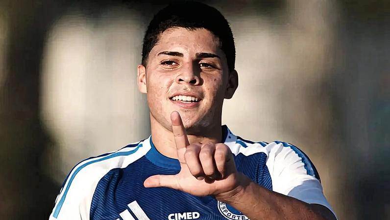Meia Baptistella, do Cruzeiro (Foto: Gustavo Martins/Cruzeiro)