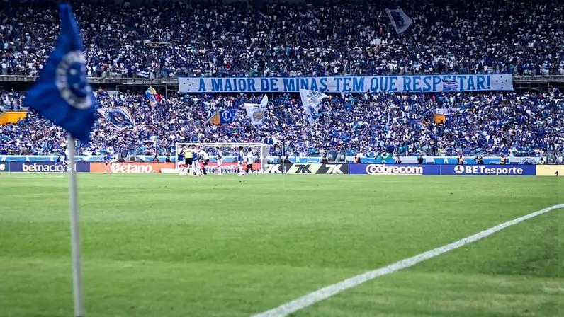 Torcida do Cruzeiro no Mineirão (Foto: Gustavo Aleixo/Cruzeiro)