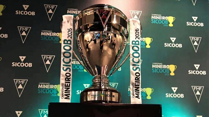 Troféu do Campeonato Mineiro (Foto FELIPE DESLANDES/ FMF)