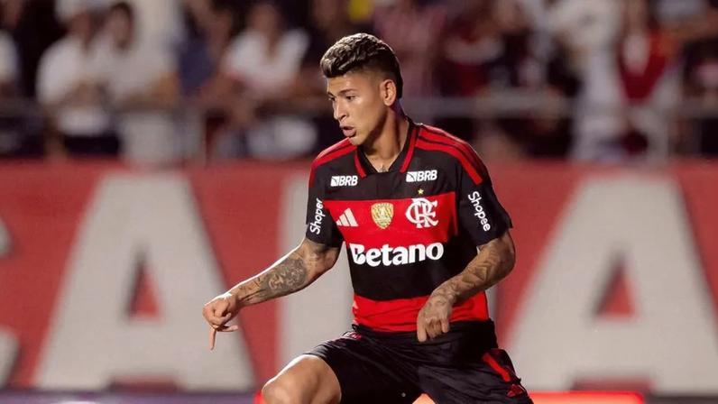 Carrascal durante São Paulo x Flamengo (Foto: Adriano Fontes/Flamengo)