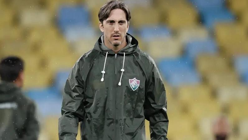 Zubeldía, técnico do Fluminense, no Maracanã (Foto: Marcelo Gonçalves/ Fluminense FC)