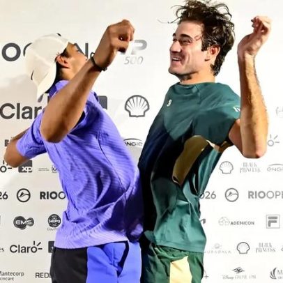 Gustavo Heide celebra conexão com Guto Miguel no Rio Open