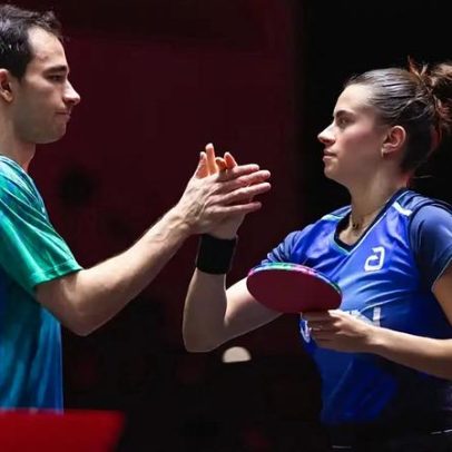 Hugo Calderano e Bruna Takahashi faturam título no Smash de Singapura