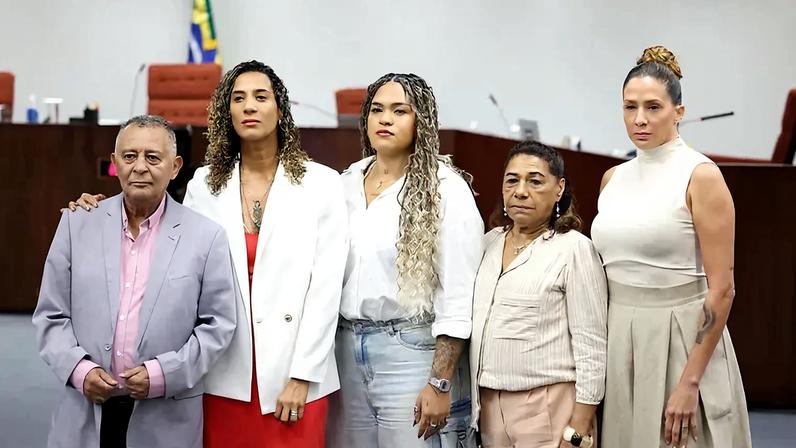 Familiares de Marielle acompanham a sessão de julgamento do assassinato da vereadora. (Foto: Gustavo Moreno/STF)