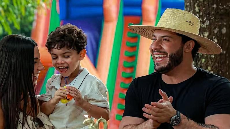 Gabriela Versiani é madrasta de Léo, filho de Murilo Huff e Marilia Mendonça — Foto: Reprodução | Instagram