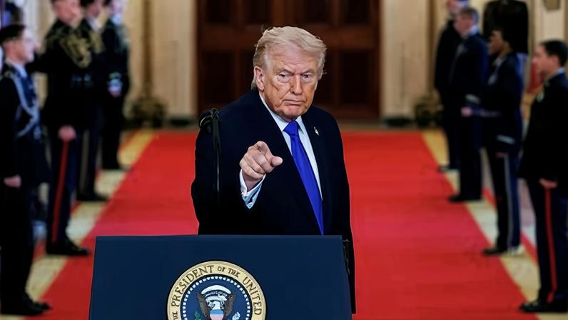 Donald Trump en Washington, el 23 de febrero.