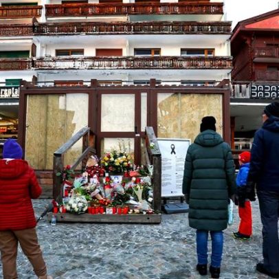 Governo suíço pagará US$56 mil a cada vítima do incêndio no bar Crans-Montana