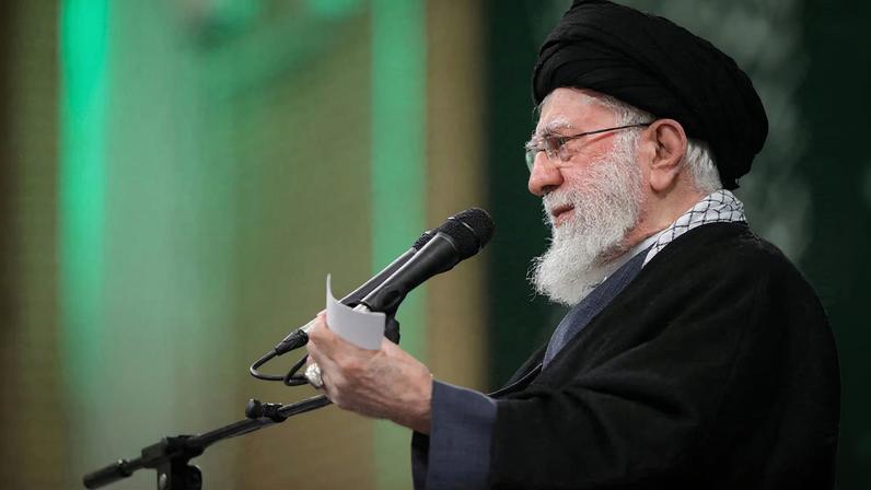 Iran's Supreme Leader Ayatollah Ali Khamenei speaks during a meeting in Tehran, Iran, January 17, 2026.