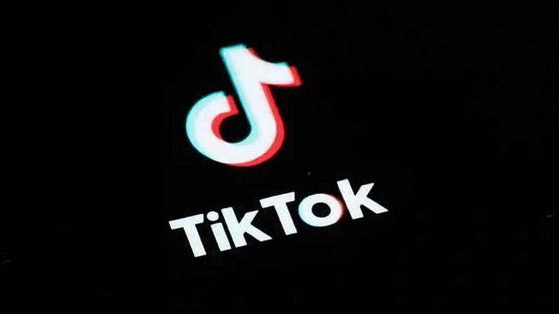 The TikTok app on a phone.