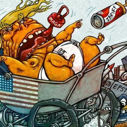 Stephen Lillie comenta discurso do Estado da União de Trump em desenho