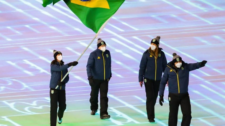 Porta-bandeira do Brasil - Olimpíadas de Inverno Pequim 2022