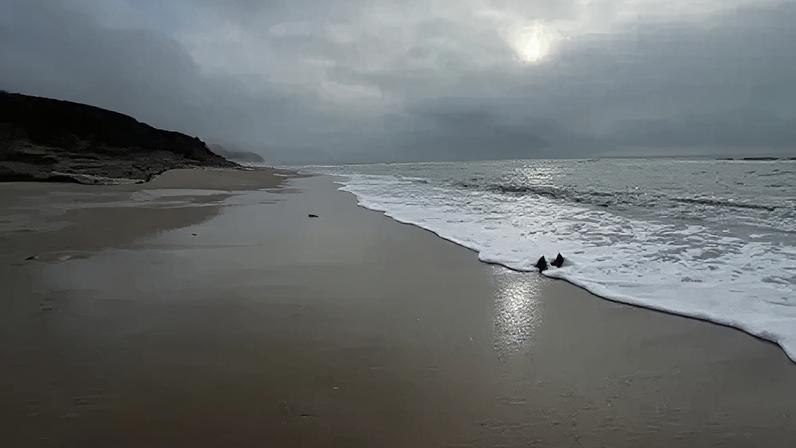 Praias atingidas por tempestade incomum no sudeste