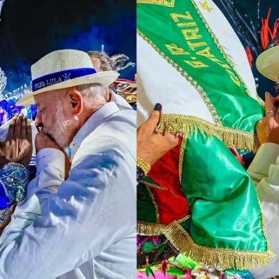 Lula posta foto com todas as escolas na Sapucaí após homenagem criticada