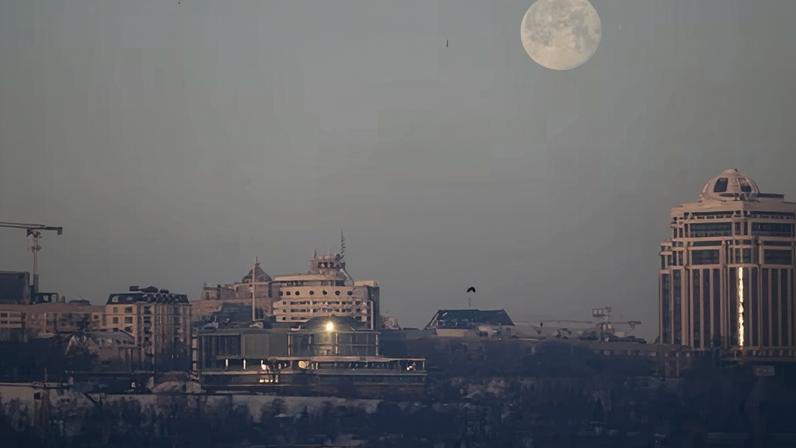 A cold winter morning in Kyiv on 3 February, after Russia launched its biggest drone and missile attack this year on Ukraine