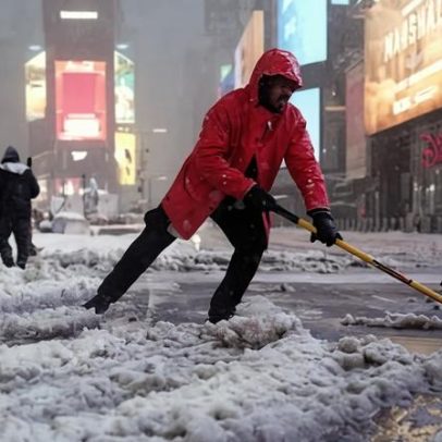 Milhões enfrentam restrições de viagem por neve no nordeste dos EUA
