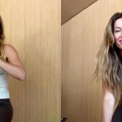 Gisele Bündchen revela exercícios rápidos para barriga tonificada após parto