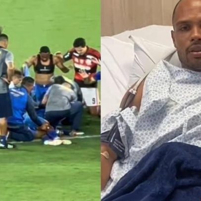 Atletas de times opostos oram por jogador convulsionado no Maracanã