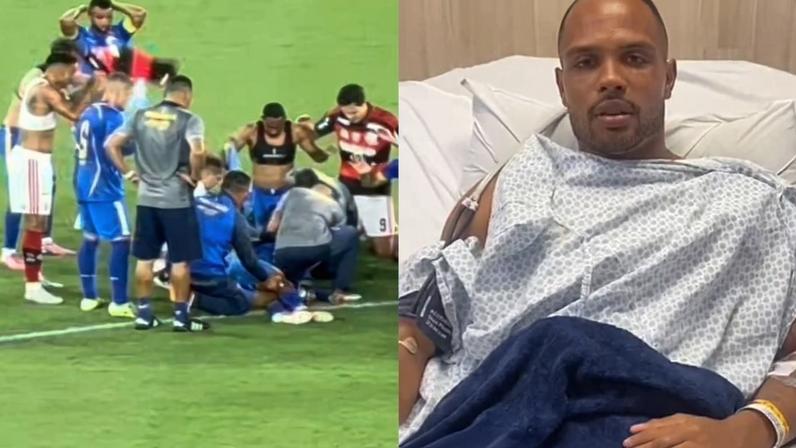 Atletas de times opostos oram por jogador convulsionado no Maracanã