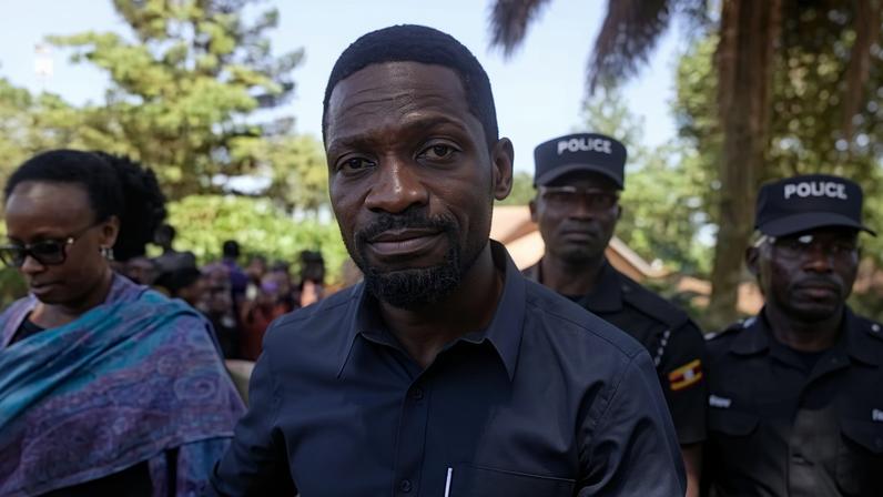 Líder da oposição em Uganda permanece oculto em disputa com filho do presidente