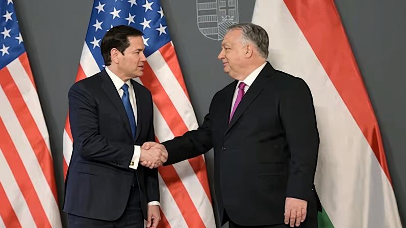Rubio demonstra apoio dos EUA a Orbán em Budapeste antes de eleições de abril