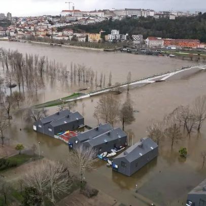 Portugal inicia evacuação de 9.000 pessoas em Coimbra por inundações