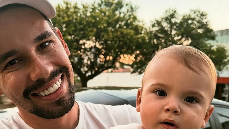 Filho de Isabel Veloso aparece em vídeo dando os primeiros passos