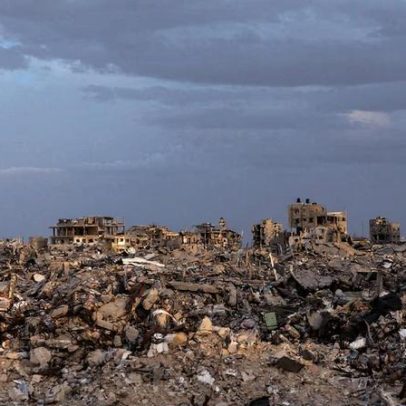 Emirados planejam complexo para palestinos no sul de Gaza segundo mapa