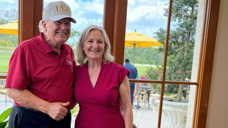 ‘It’s anyone’s guess whether he knows who she is, or why they’re together.’ Photograph: Twitter/X