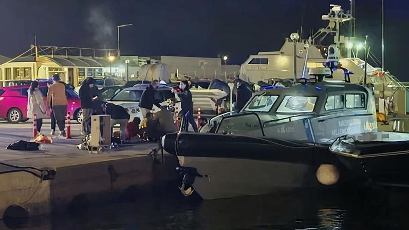 The collision between the boats left 14 dead, with 24 more rescued and transported to a hospital on Chios.