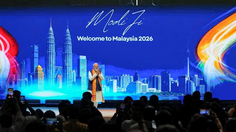 Modi visita Malásia para fortalecer laços comerciais e de segurança