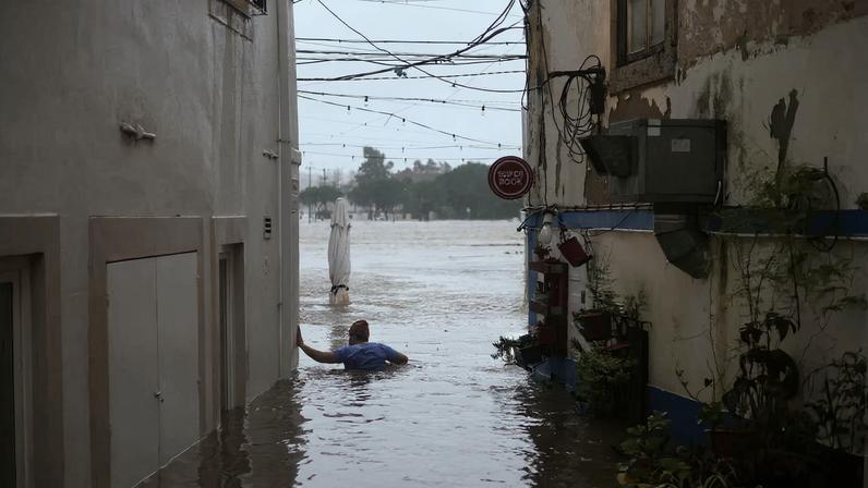 Tempestade Leonardo deixa uma morte e menina desaparecida em Portugal e Espanha