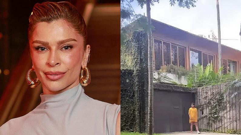 Mansão com sala envidraçada e repleta de natureza: Grazi Massafera, estrela de ‘Três Graças’ e ‘Dona Beja’, trocou apartamento de aluguel por imóvel de luxo no RJ