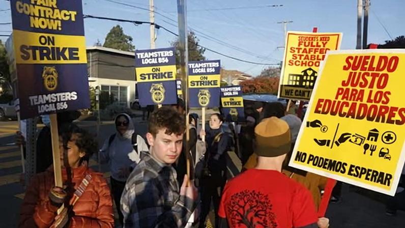 Califórnia enfrenta greve de professores por salário e condições de trabalho
