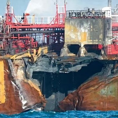 Capitão russo de navio que atingiu tanker próximo ao Reino Unido é culpado de matar tripulante