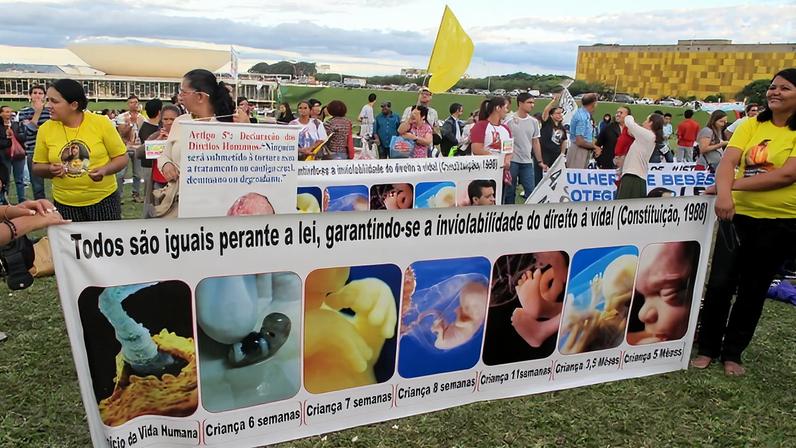 Marcha pela Vida e contra o Aborto em Brasília. (Foto: Brasil sem Aborto/ Allan Santos)