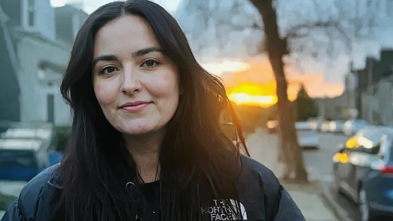 Kate Finlay was delighted to see some late afternoon sunshine in Aberdeen