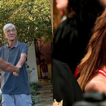 Pai de Juliana Paes, com Alzheimer, pediu que ela voltasse a desfilar