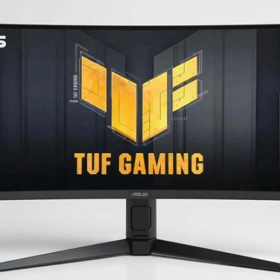 ASUS 34'' curvo cai ao menor preço em semanas, frente Odyssey
