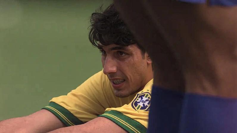 Athirson durante treino da Seleção Brasileira para a Copa das Confederações de 1999 (Foto: Daniel Augusto Jr/Lance!)